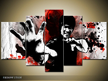 Obraz Bruce Lee abstrakce