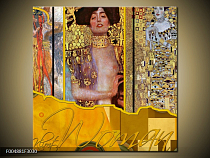 Obraz ženy abstrakce styl Gustav Klimt