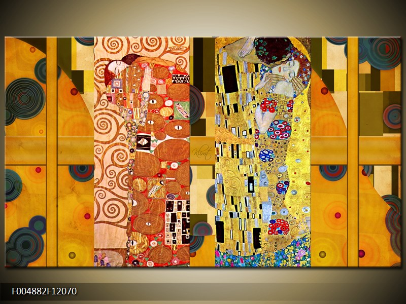 Obraz abstrakce styl Gustav Klimt