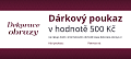 Dárkový poukaz v hodnotě 500 Kč
