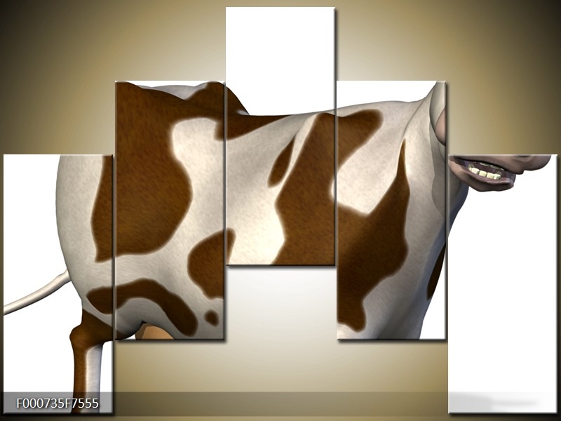Obraz Animovaná postavička - kráva