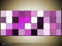 Obraz Mozaika - fialová, černá, bílá
