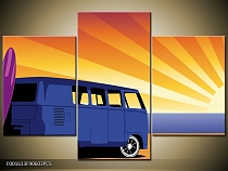 Obraz grafický autobus
