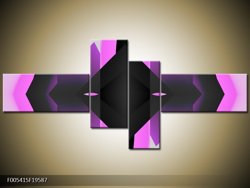 Obraz Geometrie - fialová