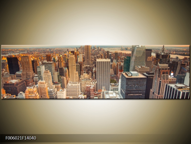 Obraz Letecký pohled na město