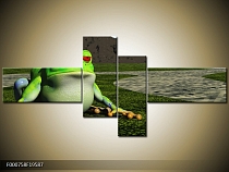 Obraz Animovaná postavička - žába