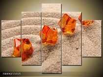 Obraz oranžové kamínky