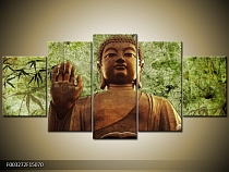 Obraz Budda se zvednutou rukou - listy