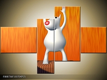 Obraz Animovaná postavička - hroch
