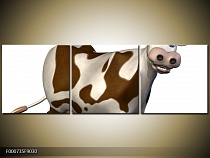 Obraz Animovaná postavička - kráva
