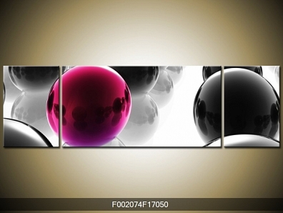 Obraz abstrakce fialové koule