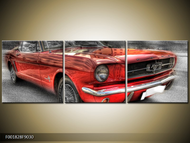 Obraz retro auto Ford Mustang kabriolet